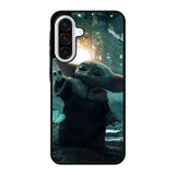 Baby Yoda In The Forest Love Butterfly Samsung Galaxy A56 Case DC5237