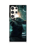 Baby Yoda In The Forest Love Butterfly Samsung Galaxy S25 Ultra 5G Case