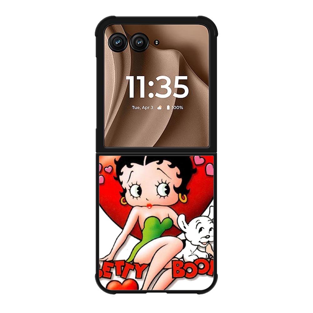 Betty Boop And Pudgy Motorola Moto RAZR Plus 2025 Case