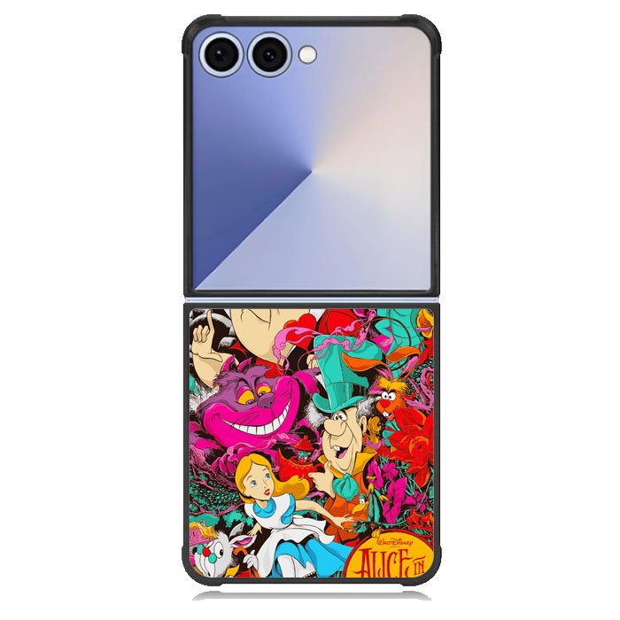 Alice In Wonderland Illustration Design Case Samsung Galaxy Z Flip 7 Case DC0054