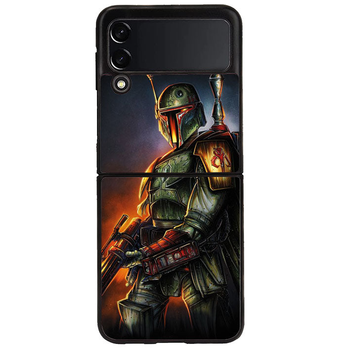 Boba Fett Star Wars WALLPAPER Samsung Galaxy Z Flip 4 5G 2022 Case