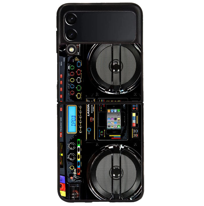 Boombox Ghetto Blaster Funny Samsung Galaxy Z Flip 4 5G 2022 Case