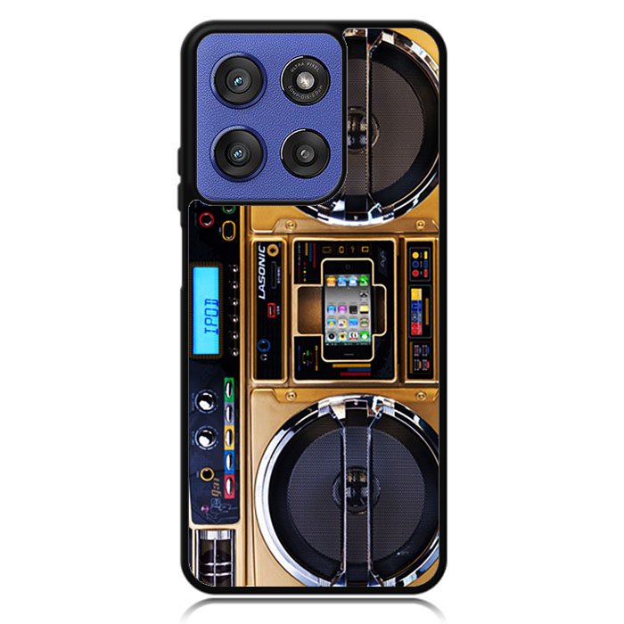 Boombox Ghetto Blaster Funny Case Motorola Moto G Stylus 5G 2025 DC0225
