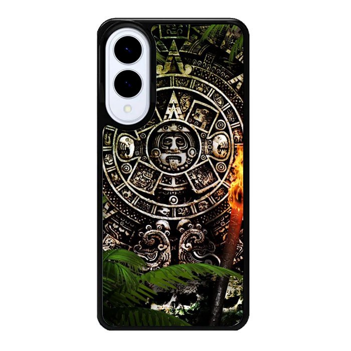 Aztec Calendar Texture Wallpaper Case Samsung Galaxy S25 Edge DC0126