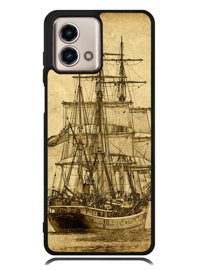 Vintage old ship Motorola Moto G Stylus 5G 2023 Case