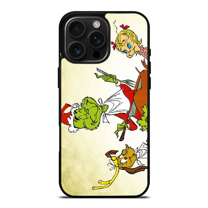 The Grinch Cartoon iPhone 16 Pro Max Case DC1858