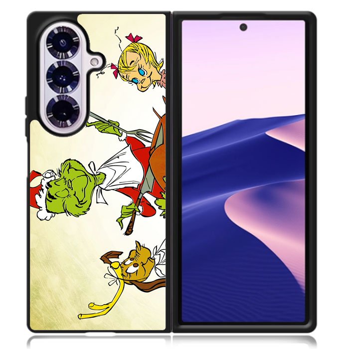 The Grinch Cartoon Samsung Galaxy Z Fold 7 Case DC1858