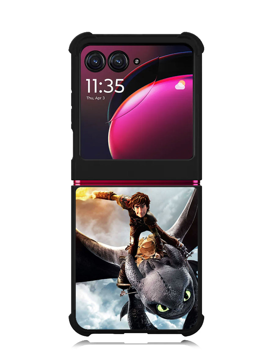 toothless how to train your dragon 2nd Motorola Moto Razr Plus 2023 , Moto Razr+ 2023 Case
