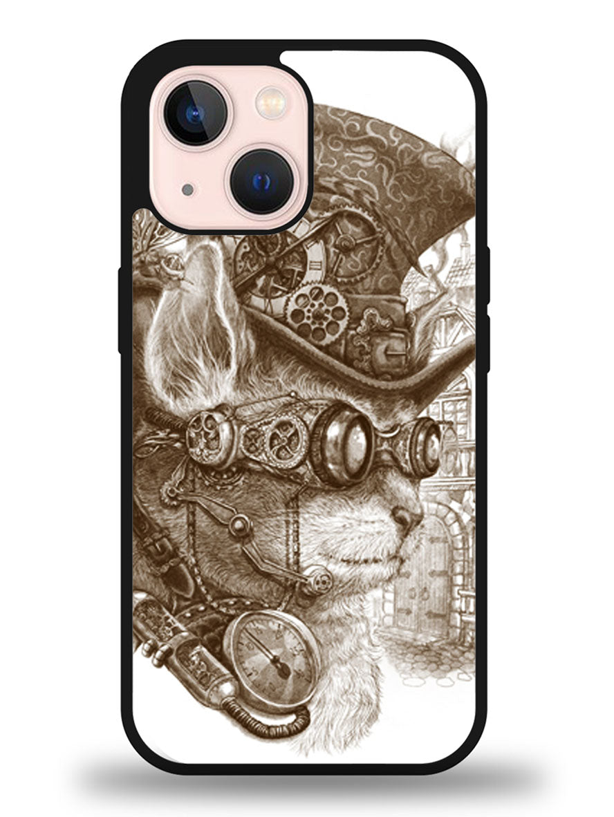 Steampunk cats iPhone 13 Case