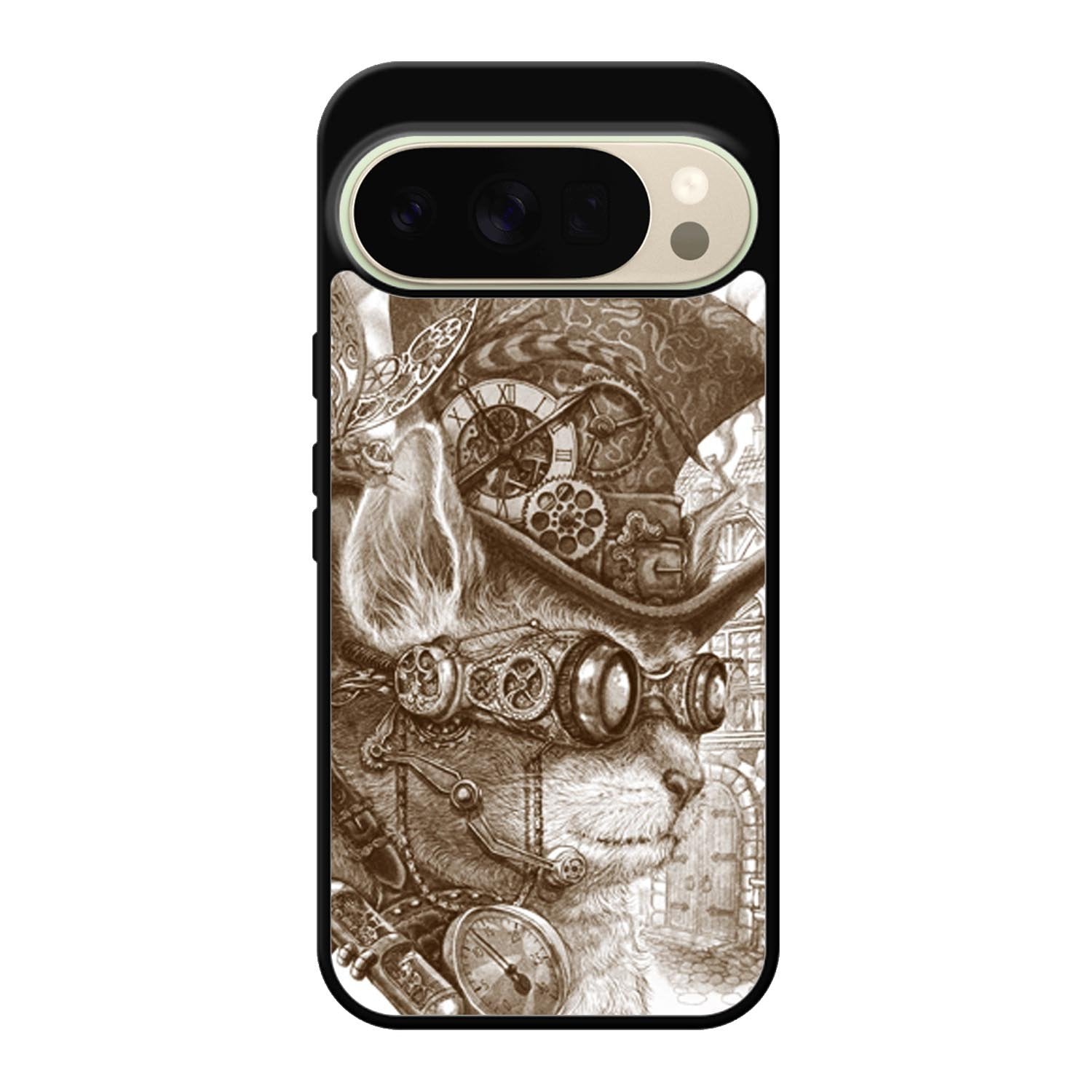 Steampunk cats Google Pixel 10 Pro Case