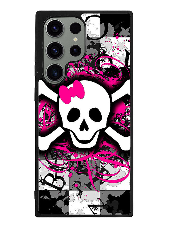 Girly Skull Samsung Galaxy S23 Ultra 5G Case