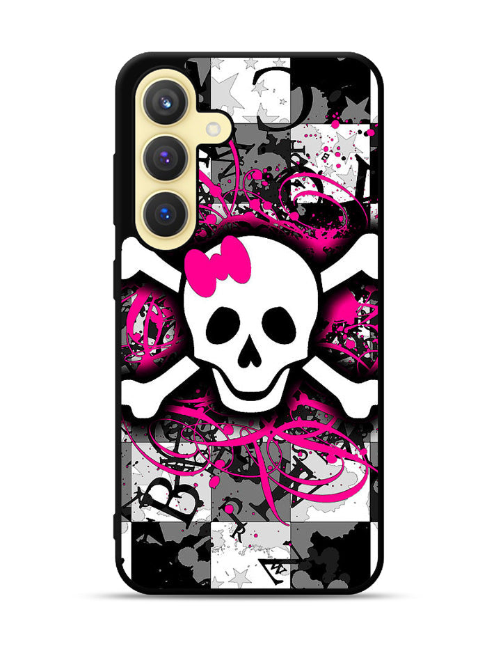 Girly Skull Samsung Galaxy S25 Plus 5G , Samsung Galaxy S25+ 5G Case