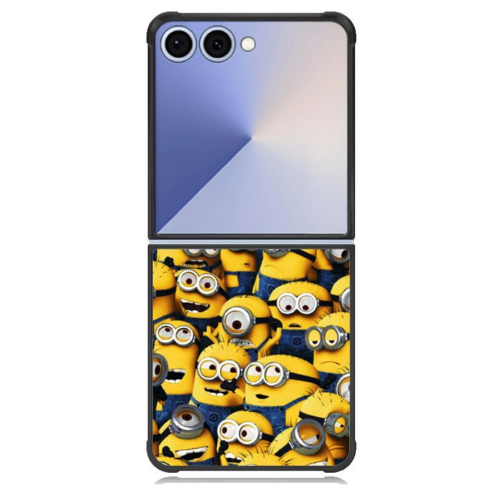 Minions Pattern Case Samsung Galaxy Z Flip 7 Case DC1180