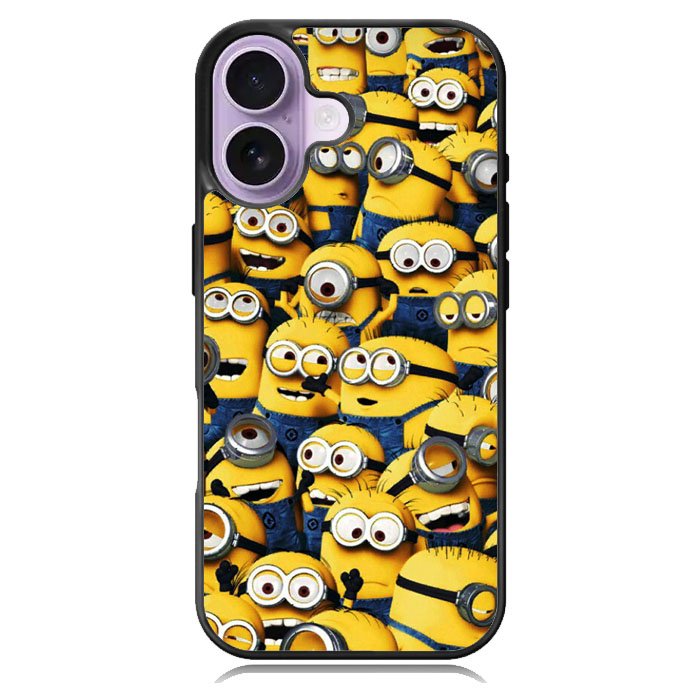 Minions Pattern Case iPhone 16 Case DC1180