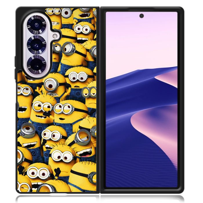 Minions Pattern Case Samsung Galaxy Z Fold 7 Case DC1180