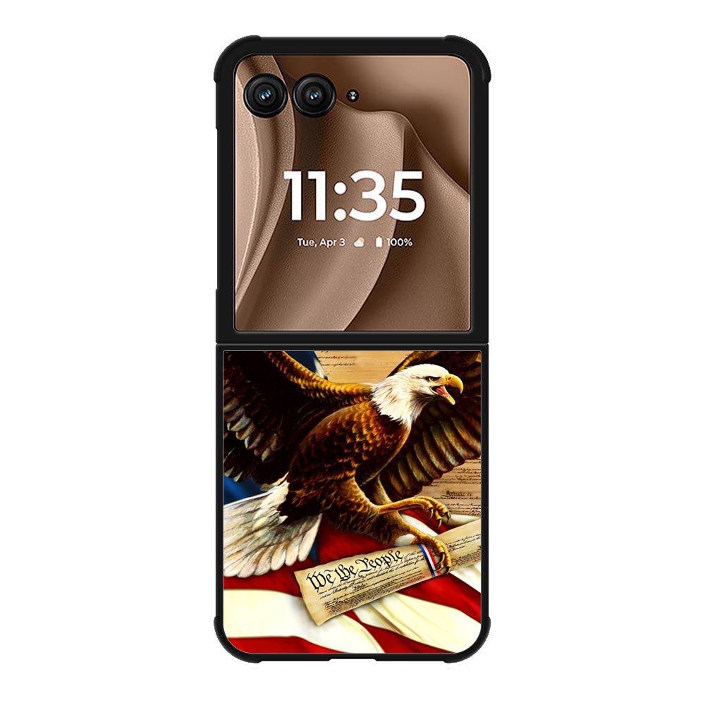 American Flag Eagle 1st Motorola Moto RAZR Plus 2025 Case