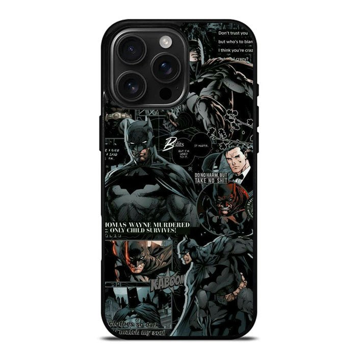 Comic Batman iPhone 16 Pro Max Case DC0376