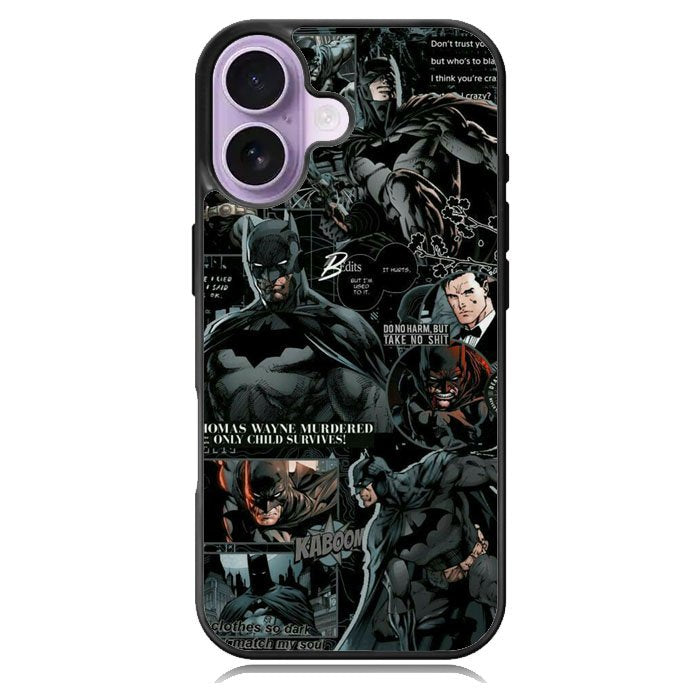 Comic Batman iPhone 16 Case DC0376