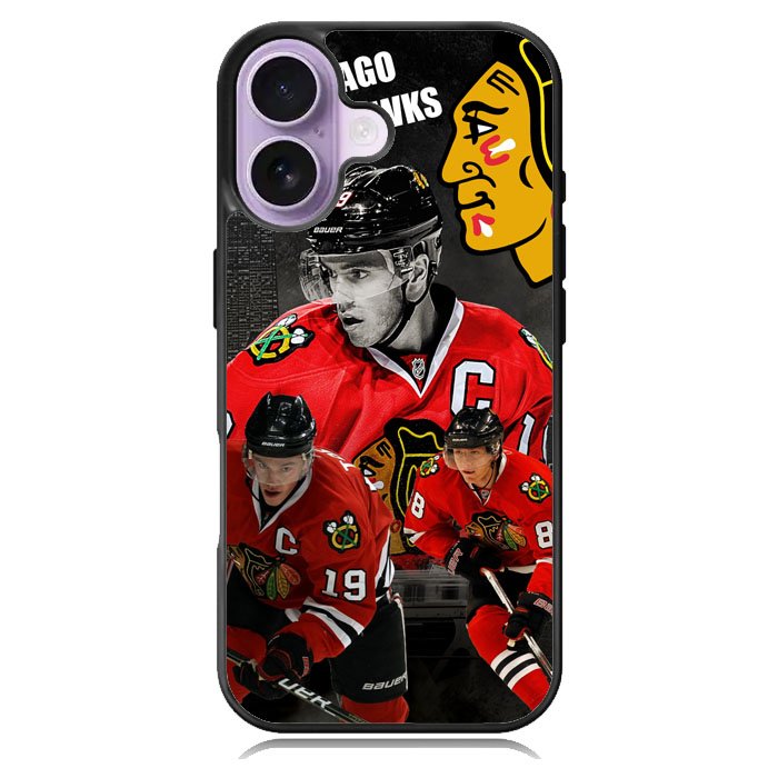 Chicago Blackhawks iPhone 16 Case DC0319