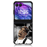 Tupac Shakur collage Motorola Moto Razr Plus 2024 , Moto Razr+ 2024 Case