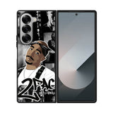 Tupac Shakur collage Samsung Galaxy Z Fold 7 5G Case