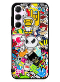 Stickerbomb Graffiti Art Collage Cool Samsung Galaxy A55 5G Case