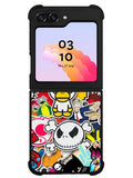 Stickerbomb Graffiti Art Collage Cool Samsung Galaxy Z Flip 5 5G 2023 Case