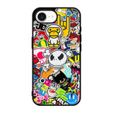 Stickerbomb Graffiti Art Collage Cool iPhone 17e Case
