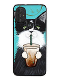 Cute Coffee Cat Motorola Moto G Pure 2021 , Moto G Power 2022 Case