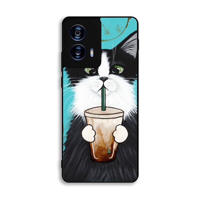 Cute Coffee Cat Motorola Moto G Power 5G 2024 Case DC5324