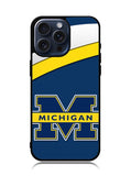 Michigan Wolverines iPhone 15 Pro Case BLN3311