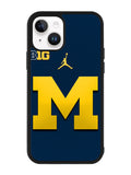 michigan wolverines iPhone 15 Plus Case BLN3312