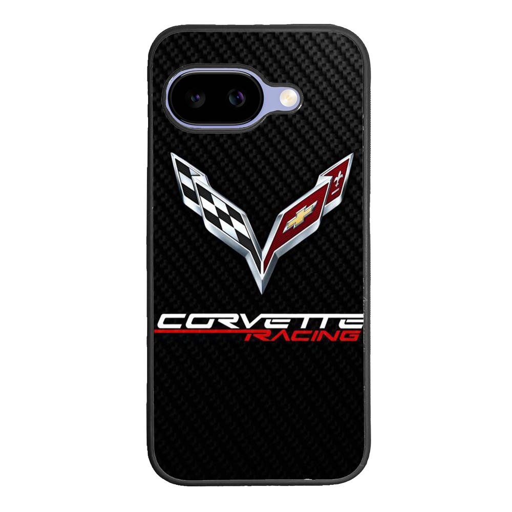 Corvette Logo Carbon 1st Google Pixel 10A Case