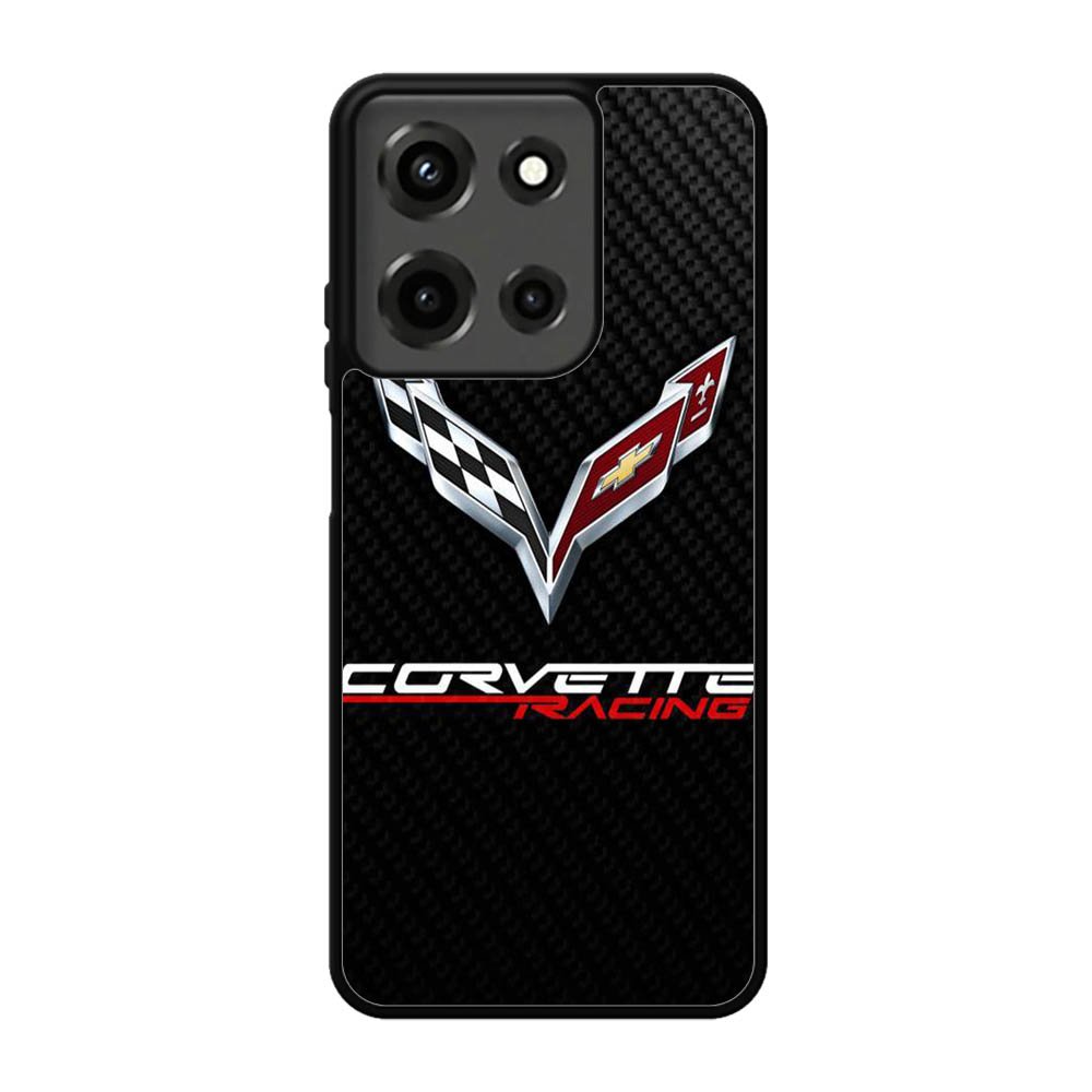 Corvette Logo Carbon 1st Motorola Moto G 5G 2025 Case DC3351