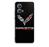 Corvette Logo Carbon 1st Motorola Moto Edge 2024 Case DC5075