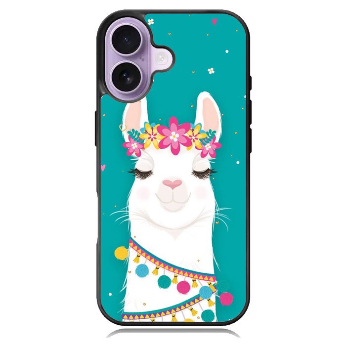 Llama iPhone 16 Case DC1047