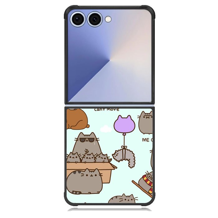 Pusheen Cat Samsung Galaxy Z Flip 7 Case DC1525