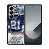 Ezekiel Elliott Dallas Cowboys Samsung Galaxy Z Fold 7 5G Case