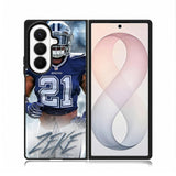 Ezekiel Elliott Dallas Cowboys Samsung Galaxy Z Fold 8 Ultra Case
