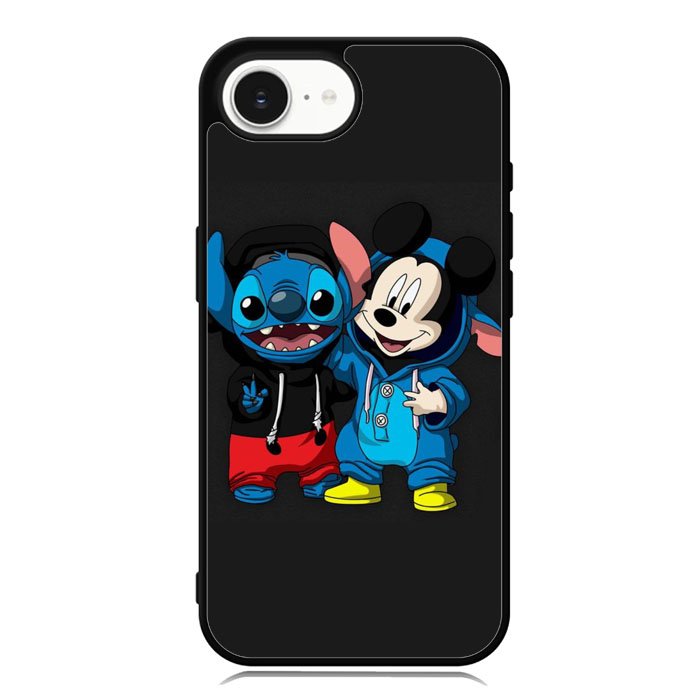 Stitch And Mickey Mouse iPhone 16e Case DC1771