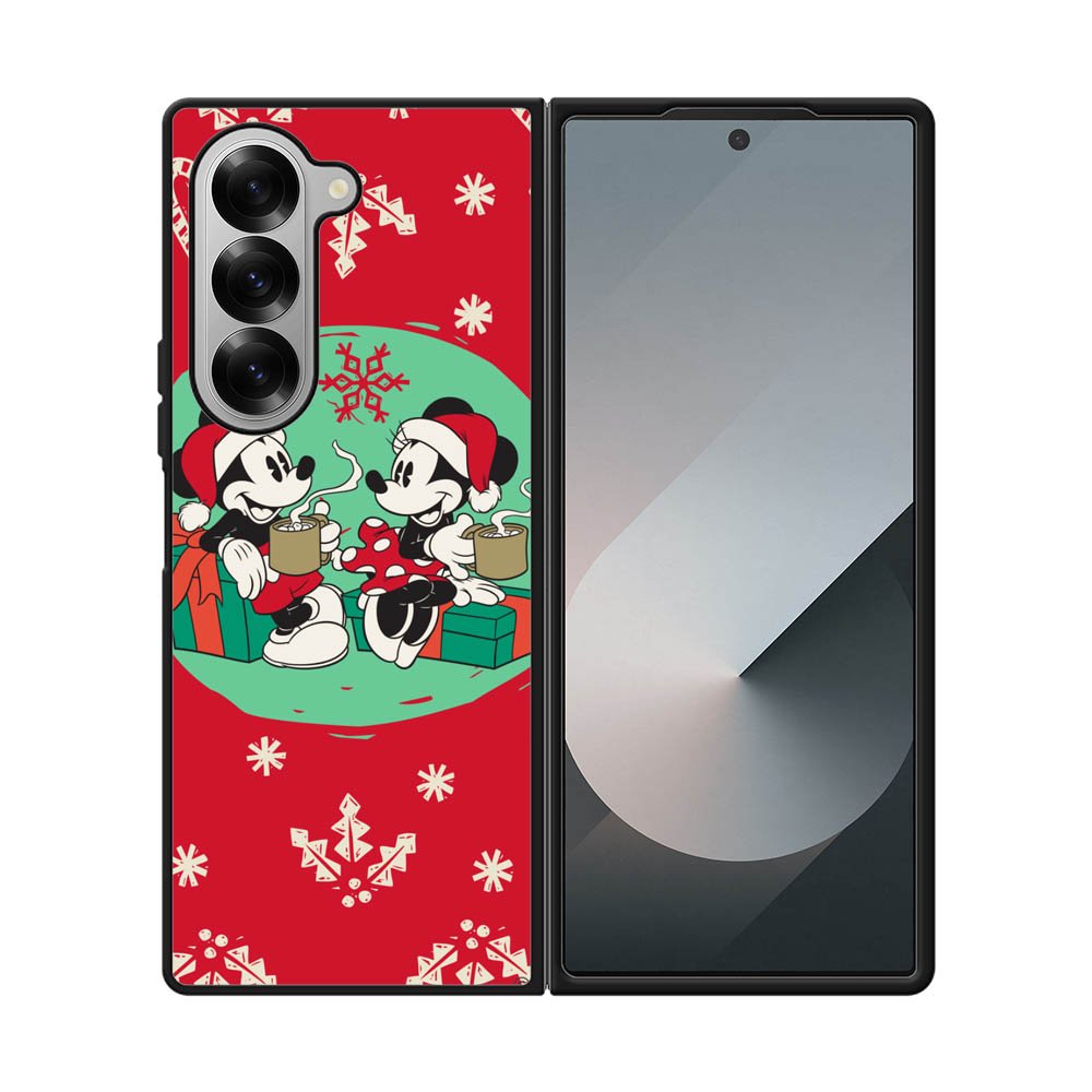 mickey and minnie christmas Samsung Galaxy Z Fold 7 5G Case