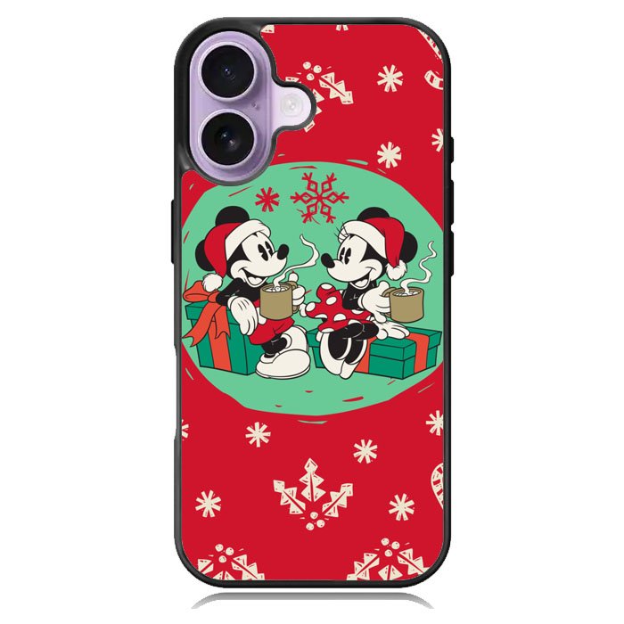 Mickey And Minnie Christmas iPhone 16 Plus Case DC1160
