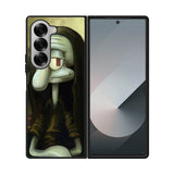 Squidward Monalisa Samsung Galaxy Z Fold 7 5G Case