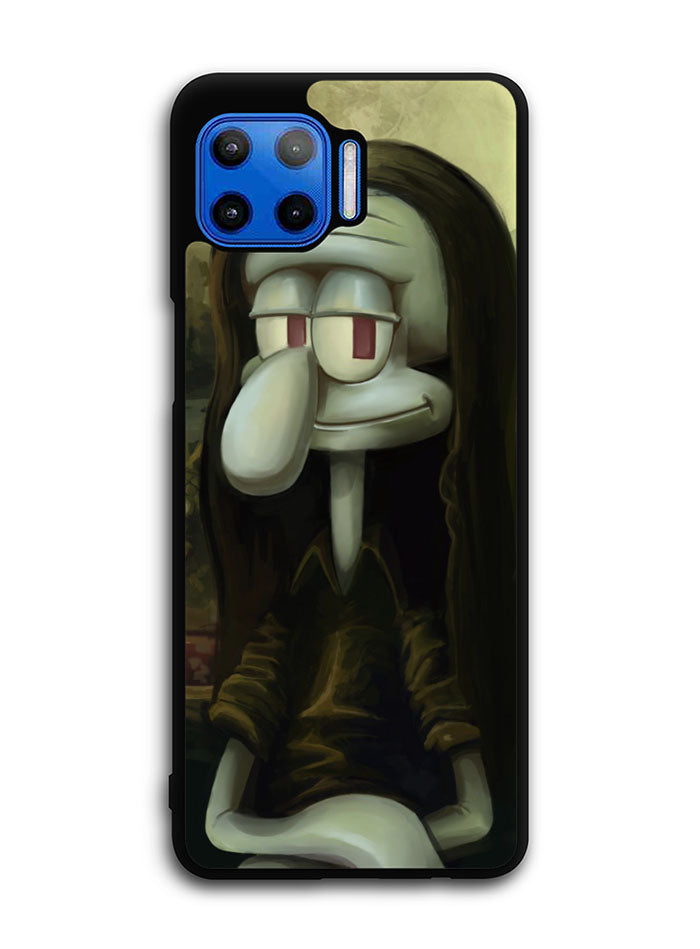 Squidward Monalisa Motorola Moto One 5G Case , Moto One 5G UW Case , Moto G 5G Plus Case