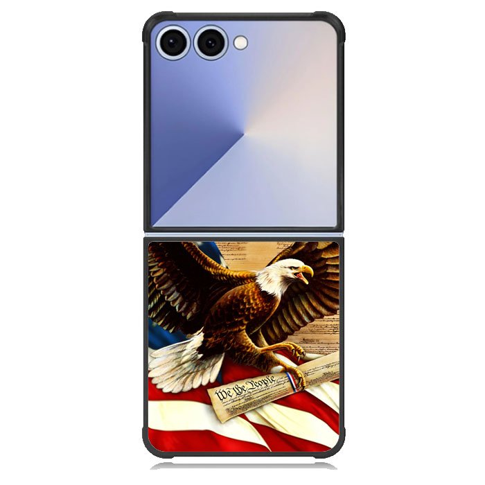 American Flag Eagle Samsung Galaxy Z Flip 7 Case DC0065