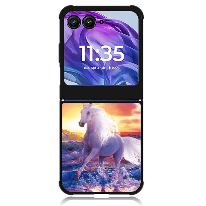 Horses Running 2nd Motorola Moto Razr Plus 2024 , Moto Razr+ 2024 Case