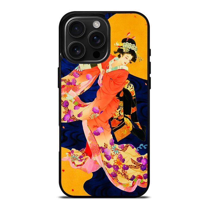 Japanese Geisha Asian iPhone 16 Pro Max Case DC0897