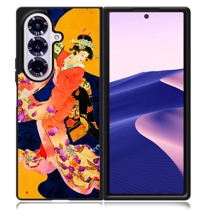 Japanese Geisha Asian Samsung Galaxy Z Fold 7 Case DC0897