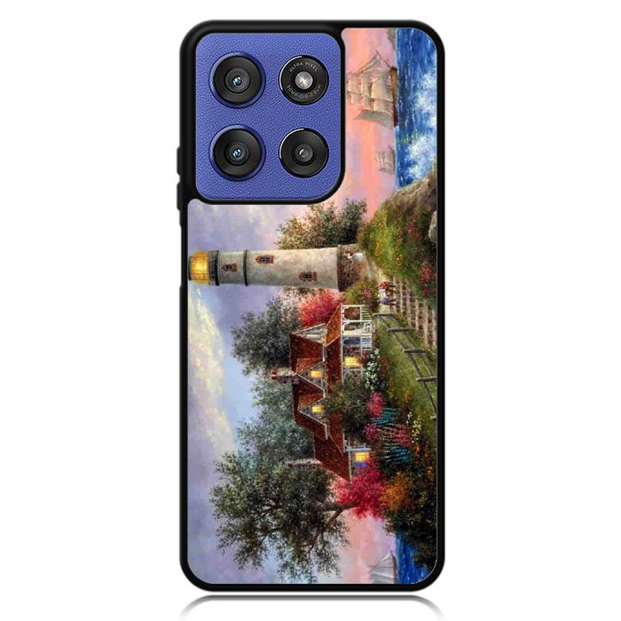 Lighthouse On Hill Art Motorola Moto G Stylus 5G 2025 DC1024