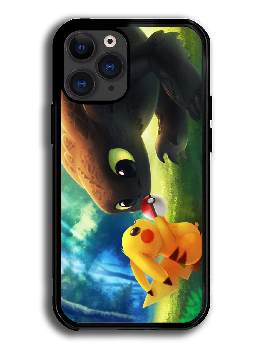 toothless and pikachu iPhone 13 Pro Case BLN2176
